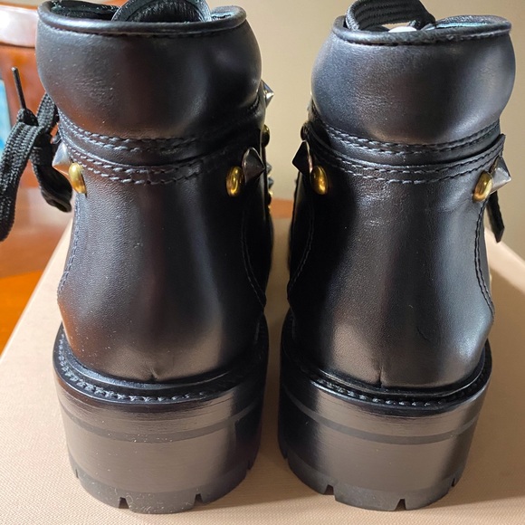 MIU MIU Studded Combat Boot NEW Black size EU 40 - Picture 12 of 13
